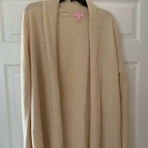 lilly pulitzer 100% cashmere cardigan